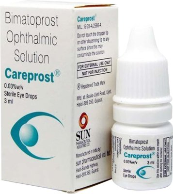 Очні краплі Карепрост (Careprost Eye Drops) 3 мл - Sun Pharma