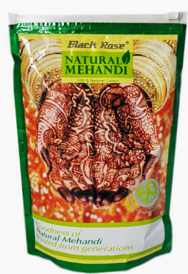 Хна для росписи тела Black Rose Natural Mehandi - Henna Industries