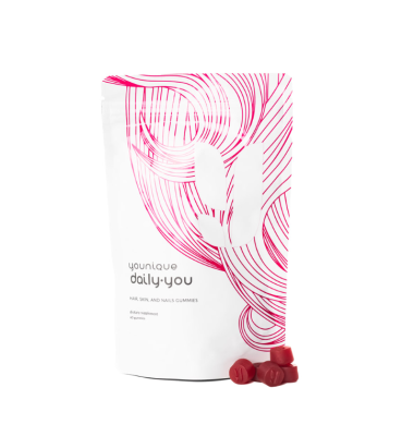 Витаминные жевательные конфеты для волос, кожи и ногтей (YOUNIQUE DAILY-YOU hair, skin, and nails gummies) - Younique Product