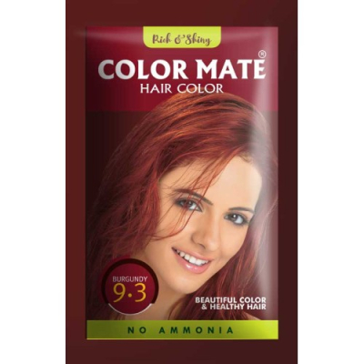 Краска для волос на основе хны тон 9.3 (бургундия) 15гр - Color Mate
