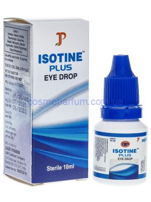 Глазные капли Айсотин Плюс (Isotine Plus) 10мл - Jagat pharma